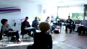 Christiane Richard lors d’une formation de sophro-hypnothérapie